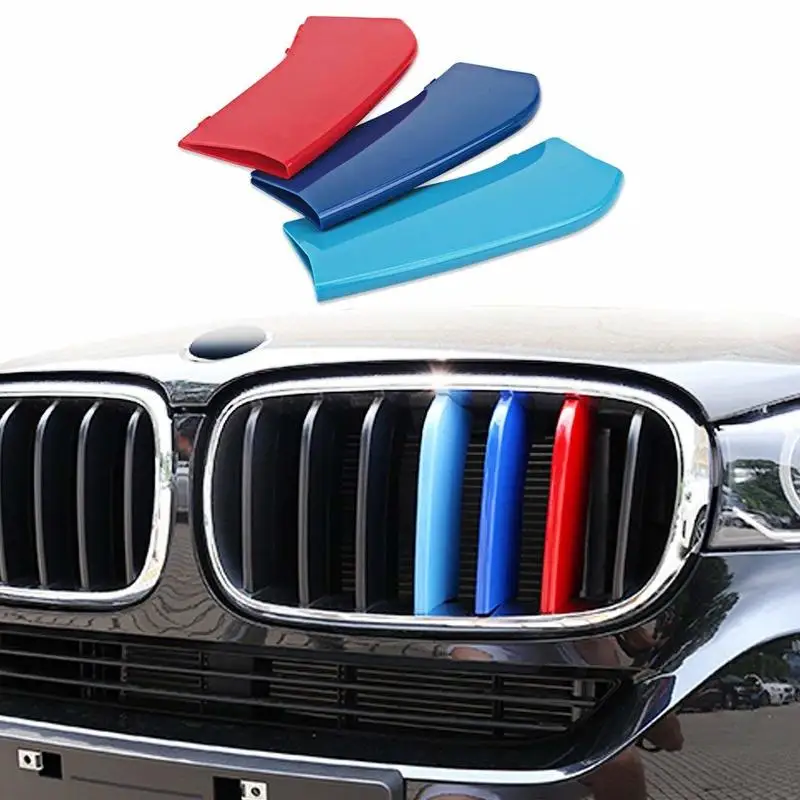 М-Цветной в полоску решетка вставные планки для BMW 2014 2015X5 2015X6 центр почек гриль |