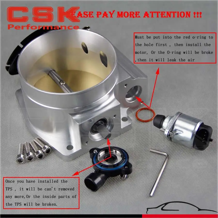 92mm throttle body w/ TPS + manifold adapter plate for LS1 LS2 LS3 LS6 LS7 LSX | Автомобили и мотоциклы