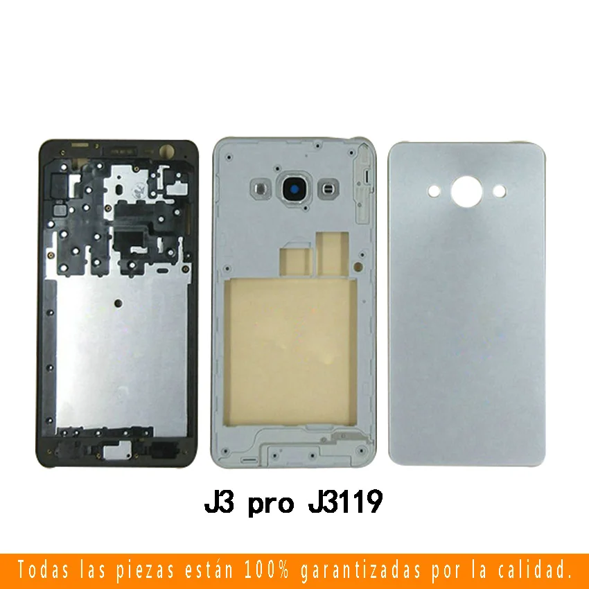 Оригинальный Для оригинальный samsung Galaxy J3 Pro J3110 J3119 Батарея крышка средняя рамка