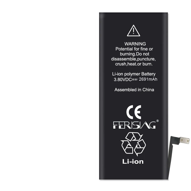 Для iPhone 8 Plus P батарея FERISING 2020 100% Емкость сотового телефона ремонт bateria Замена