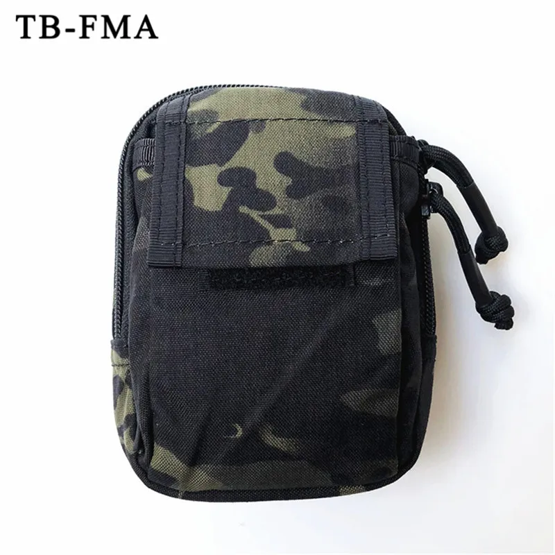 Новинка тактическая поясная сумка FMA Сумка Molle черная для охоты и страйкбола