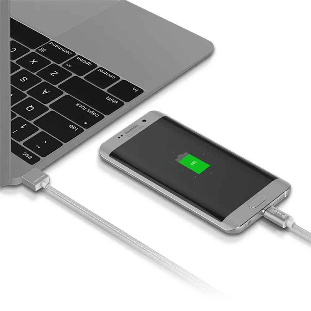 Магнитный зарядный кабель Wsken Micro USB/IOS для iPhone X, 8, 7 Plus, 6, 6 S Plus, samsung, Xiaomi, нейлоновый плетеный кабель Mini 2 для телефона