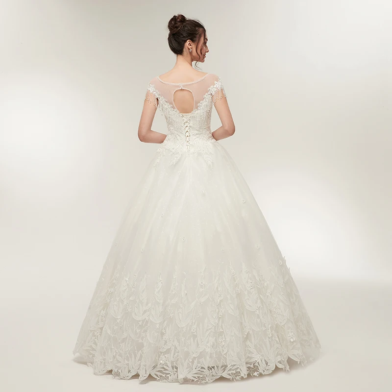 Forevergracedress Новые свадебные платья с рукавами крылышками 2019 трапециевидные