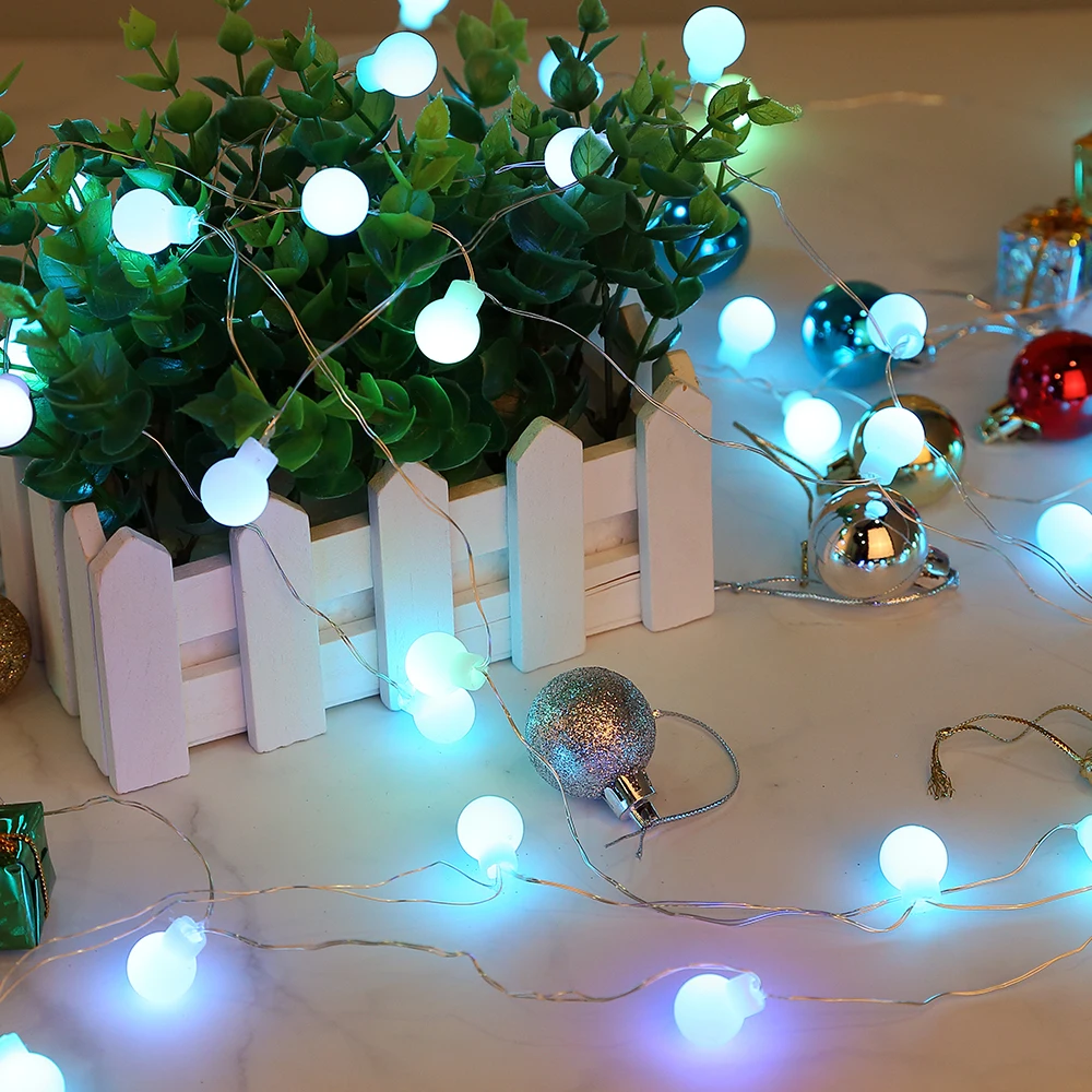 AGM USB декоративный светильник светодиодный гирлянда декоративная лампа ватные