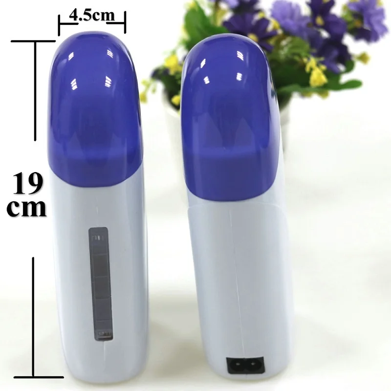 

110V/220V Electric Double Roll Refillable Depilatory Wax Heater Warmer Fashion Hair Removal Machine Wax Blue For Adult