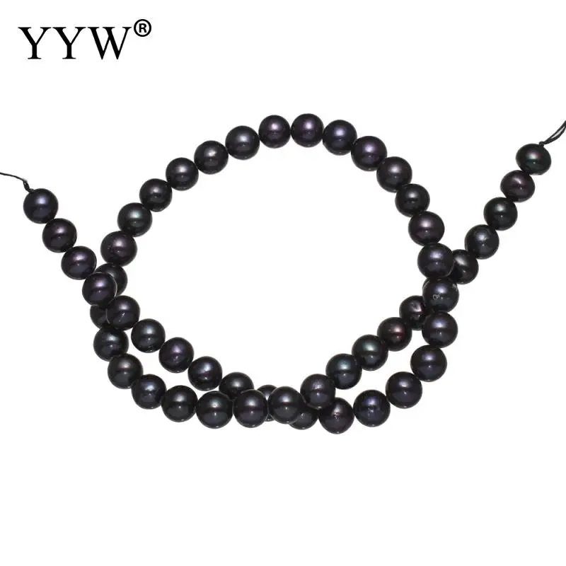 

Cultured Potato Freshwater Pearl Beads Black 8-9mm Approx 0.8mm Sold Per Approx 15 Inch Strand