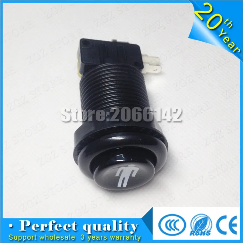 Новая Черная аркадная Кнопка прочный многоадресный MAME Jamma длительный