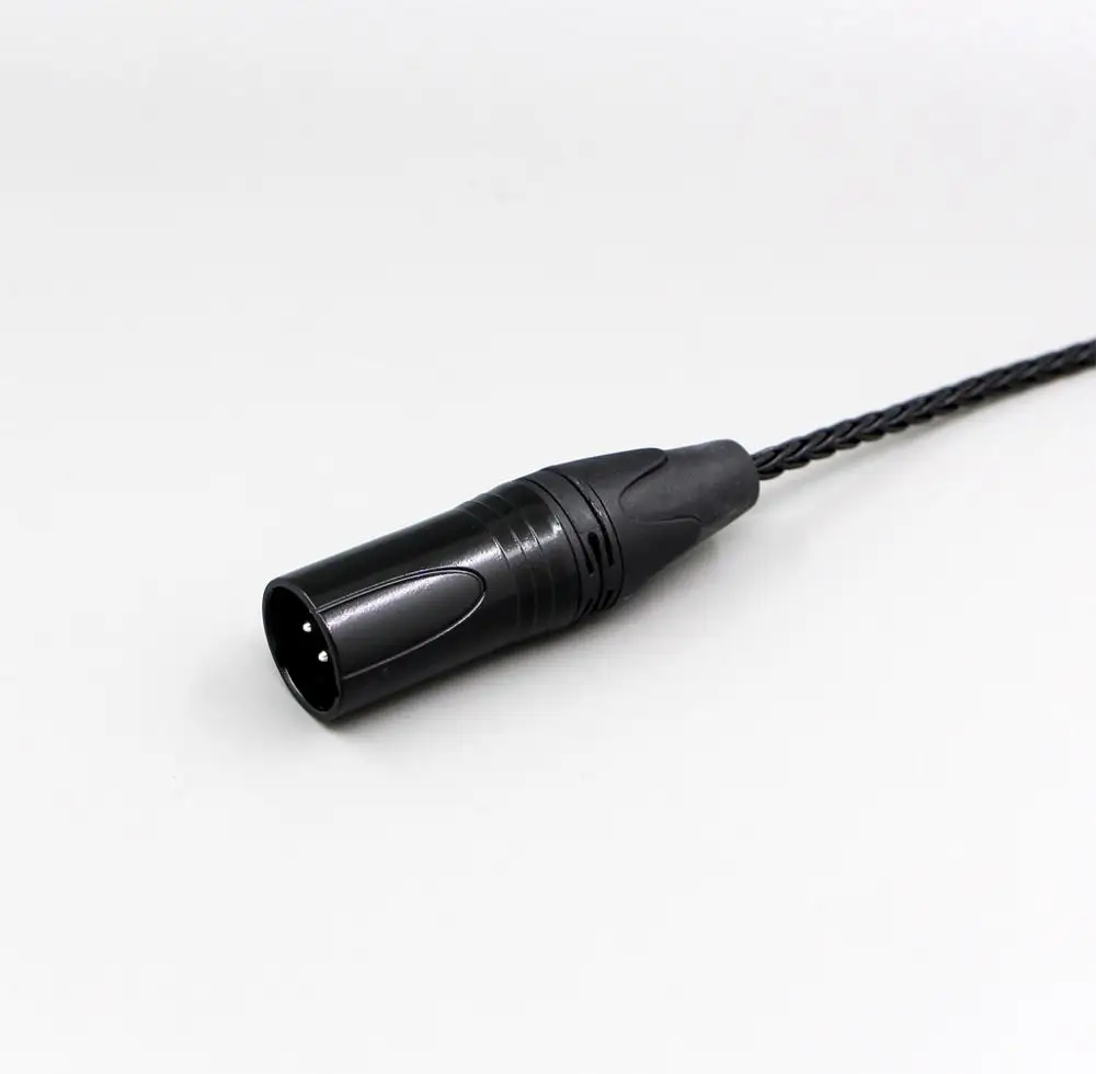 XLR 4 pole 1.2m LN006355 XLR сбалансированный 3,5 мм 2,5 мм 8 ядер посеребренный кабель для наушников для Sennheiser IE40 Pro - Цвет: XLR 4 pole 1.2m