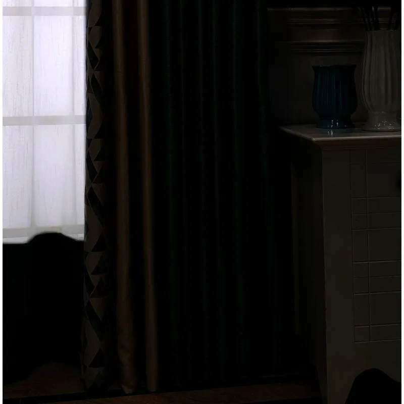 Новинка 2019 затемненные шторы для спальни модный современный стиль 25% хлопок