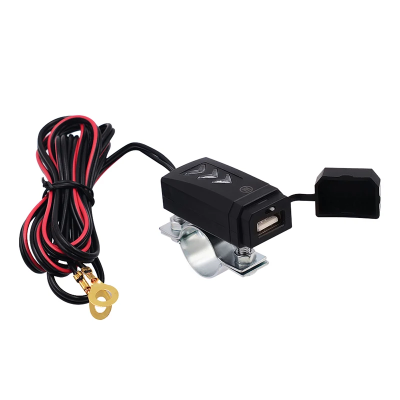 Один USB порт мотоцикл автомобильное зарядное устройство 5 V 2.1a водостойкий usb