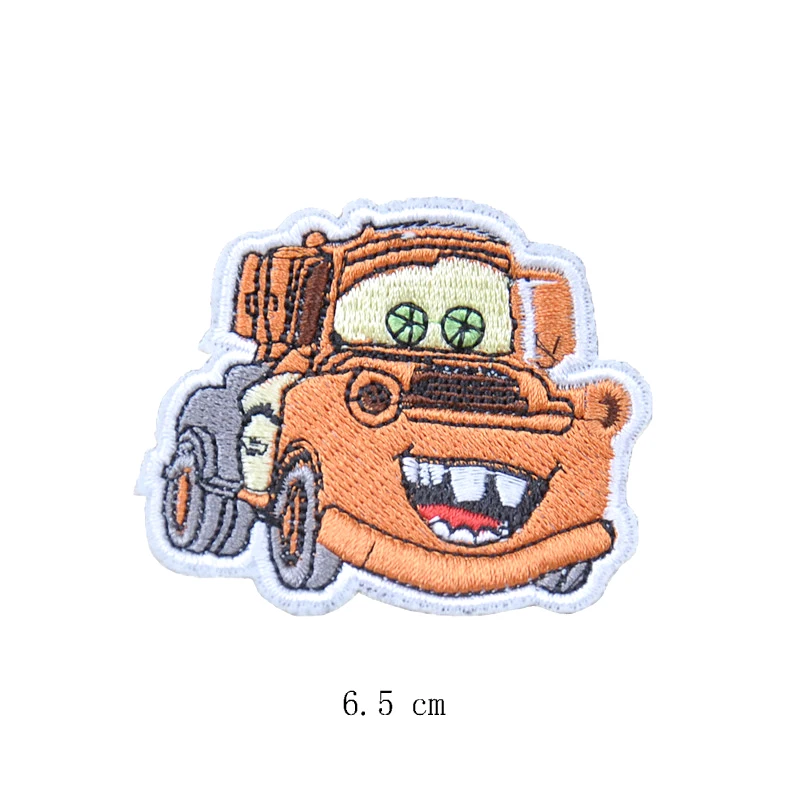 1 шт. наклейки для одежды с мультяшными автомобилями и поездами Детская заплатка