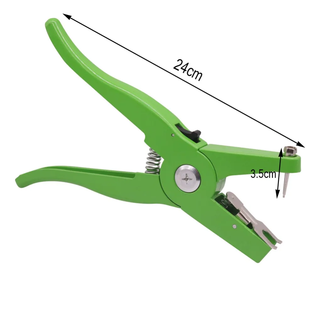 1 шт., Ушная клипса для свиньи, плоскогубцы длиной 24 см, ферма, свинья, ухо, номерная эмблема, инструмент, плоскогубцы, металлический материал, серьги 4 см, NW 250 г