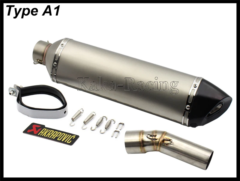 Для BMW F650GS F700GS F800GS F800R akrapovic мотоцикл глушитель 570 мм скольжения на систему средней