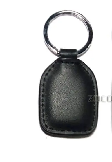 black-1 TK4100 чип(Высококачественная кожа) 125 кГц RFID проксимити-идентификатор, Токен брелок для ключей для контроля доступа - Цвет: black-1