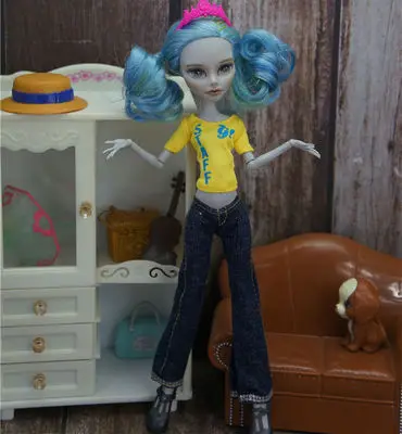 Различные части юбка платье оригинальный для Monster High кукольная одежда подлинный