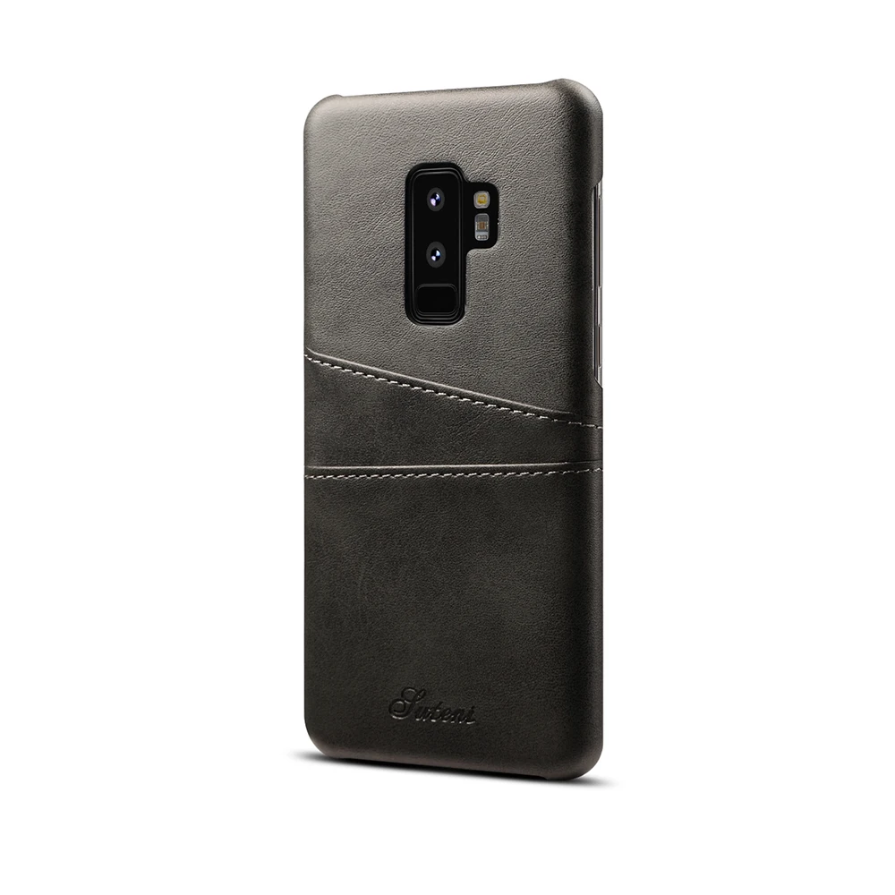 Для samsung S9PLUS Элитный бренд кожа с карты случай мобильный телефон оболочки Coque для