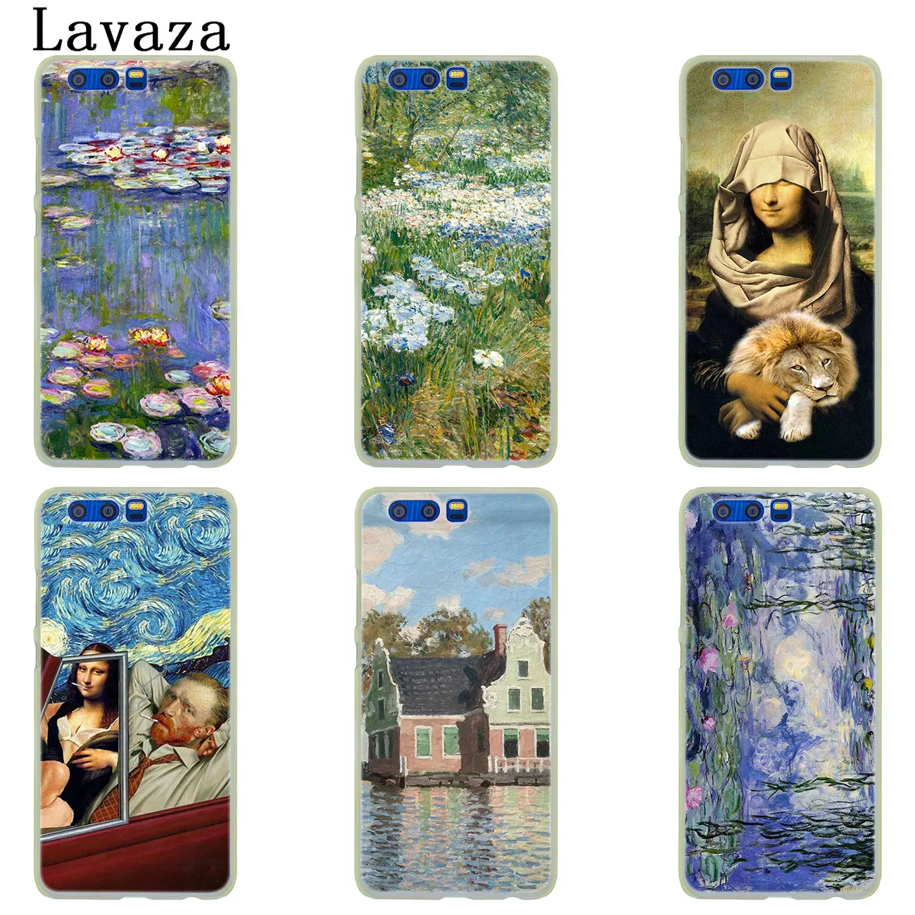 lavaza Van gogh Starry Mona Lisa funny Spoof Art Case for Huawei P30 Pro P20 P10 P9 Plus P8 Lite Mini 2016 2017 P smart Z | Мобильные