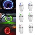 Светодиодная лампа для велосипеда с эффектом светлячка, колпачок на клапан шины для велосипеда, аксессуары для колес