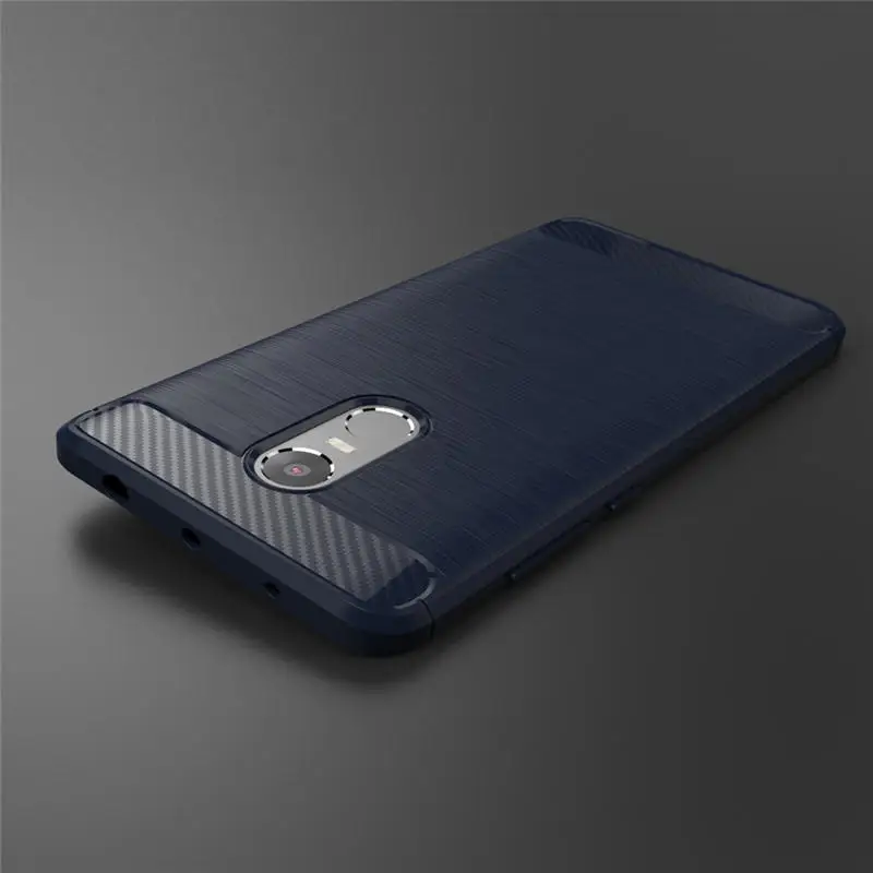 Phone Case For Xiaomi Redmi Note 4 4pro Carbon Fiber Texture Brushed Soft Silicone TPU Back Cover /4pro |