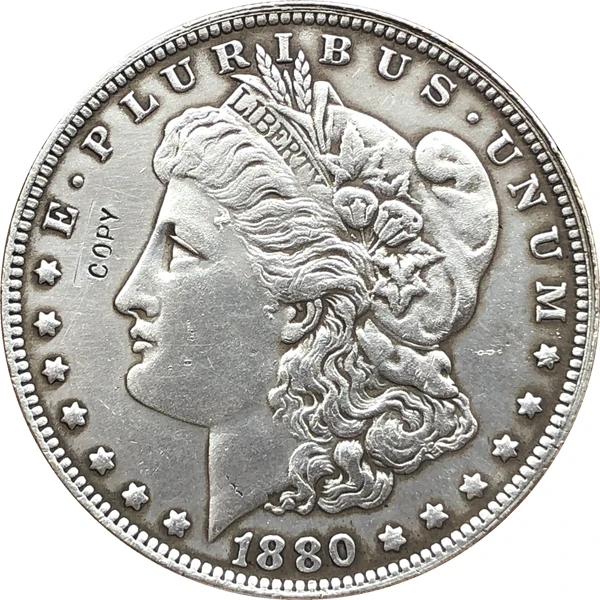

1880 USA Morgan Dollar coins COPY