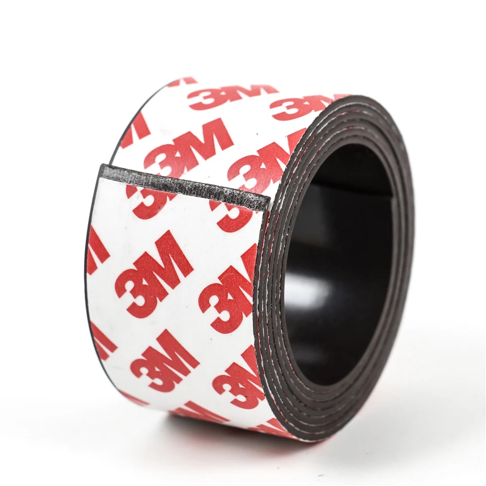 U-JOVAN 1 Meter 30*1 mm self Adhesive Flexible Magnetic Strip 30x1mm Rubber Magnet Tape width 30mm thickness 1mm