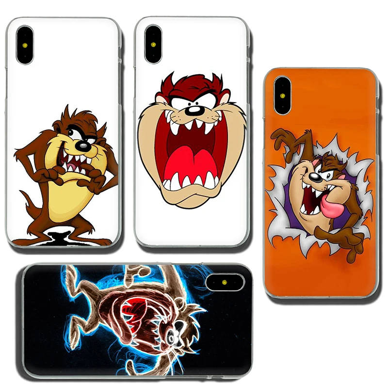 Looney Tunes Тасманский Дьявол Taz жесткий чехол для телефона iphone 5 5s 5c 6 6s Plus 7 8 Plus X XR XS 11 Pro Max