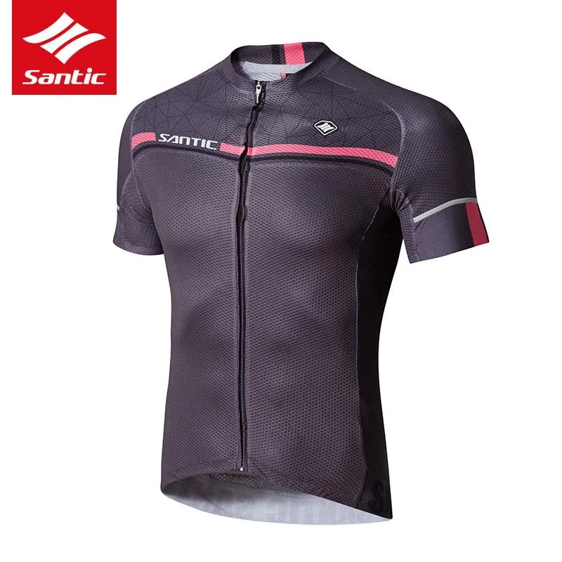 Santic, набор Джерси для велоспорта, Мужская профессиональная команда, MTB, шоссейный велосипед, Джерси для велоспорта, летний спортивный комплект одежды для велоспорта, Ropa Ciclismo - Цвет: gray jersey