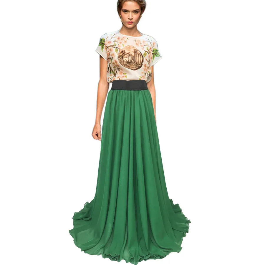 Edsplovd 8 м подол длина до пола размера плюс юбка макси супер отличное качество