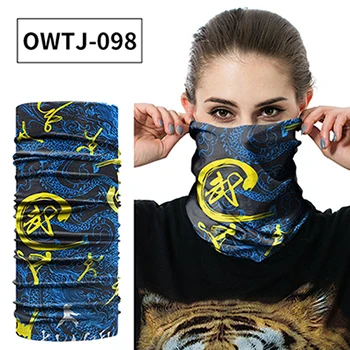 bike face mask 098 Многофункциональная велосипедная маска эластичные дышащие велосипедные головки шарф MTB велосипед Солнцезащитная спортивная повязка на голову велосипедная маска для бега - Цвет: bike face mask 098