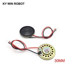 2 шт. новый ультра-тонкий динамик 8 Ом 0,5 Вт 0,5 Вт 8R Диаметр динамика 30 мм 3 см толщина 5 мм с клеммой PH2.0 Длина провода 10