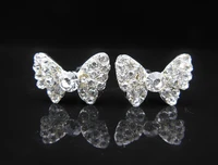 2015 new 30pcs exquisite butterfly crystal rhinestone wedding bridal prom u hair pins hair clips hair accessory free shipping
