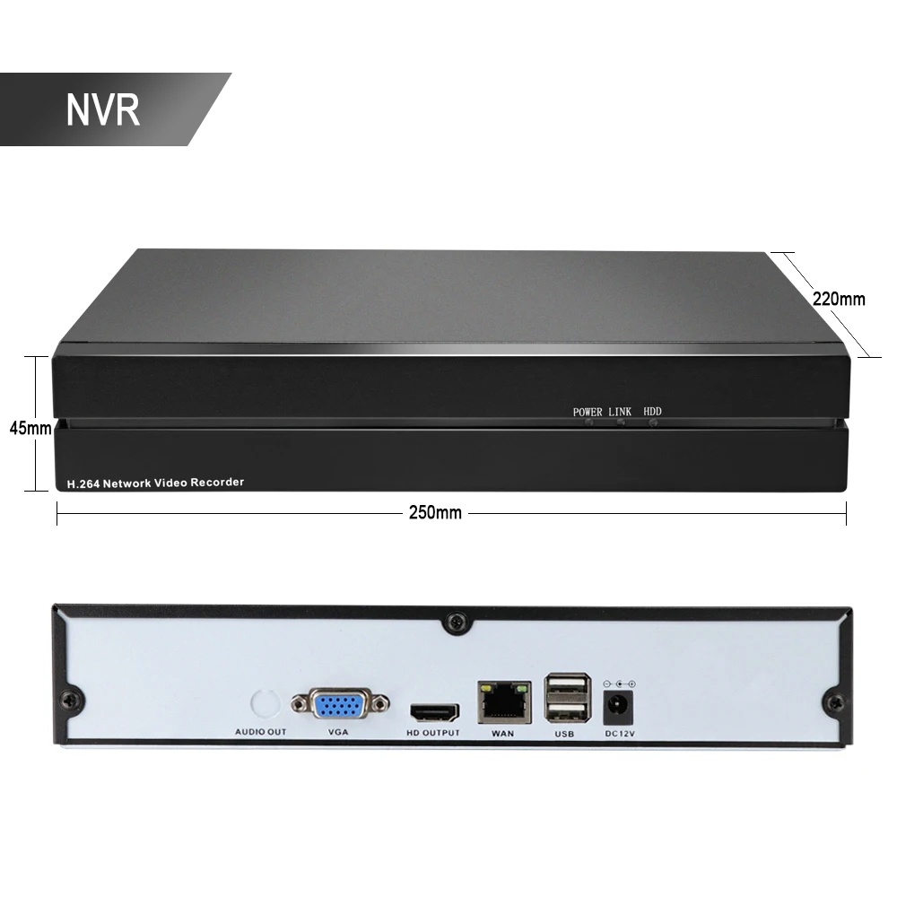 BFMore Беспроводной IP Камера 4CH H.265 2.0MP NVR комплект видеонаблюдения Системы