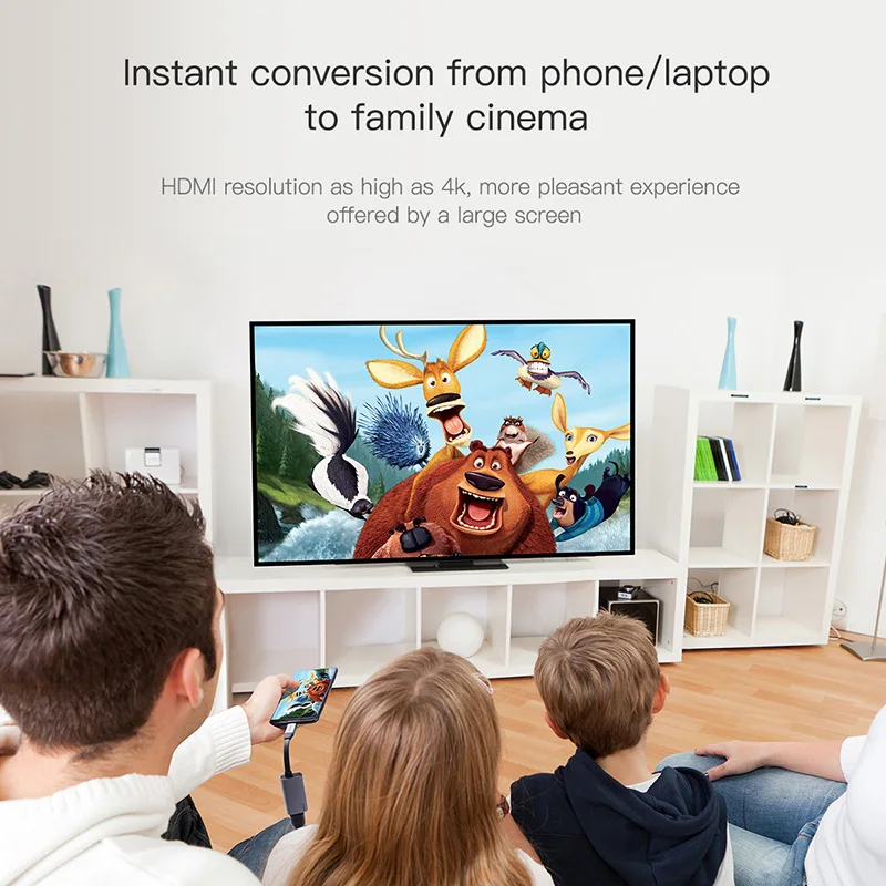 Baseus USB 3 0 Тип C концентратор к 4K HDMI и PD флэш зарядка конвертер порта для Type