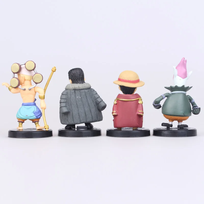 Новинка Лидер продаж 12 шт./компл. 5 см цельная экшн фигурка Akakami no shankusu mini luffy