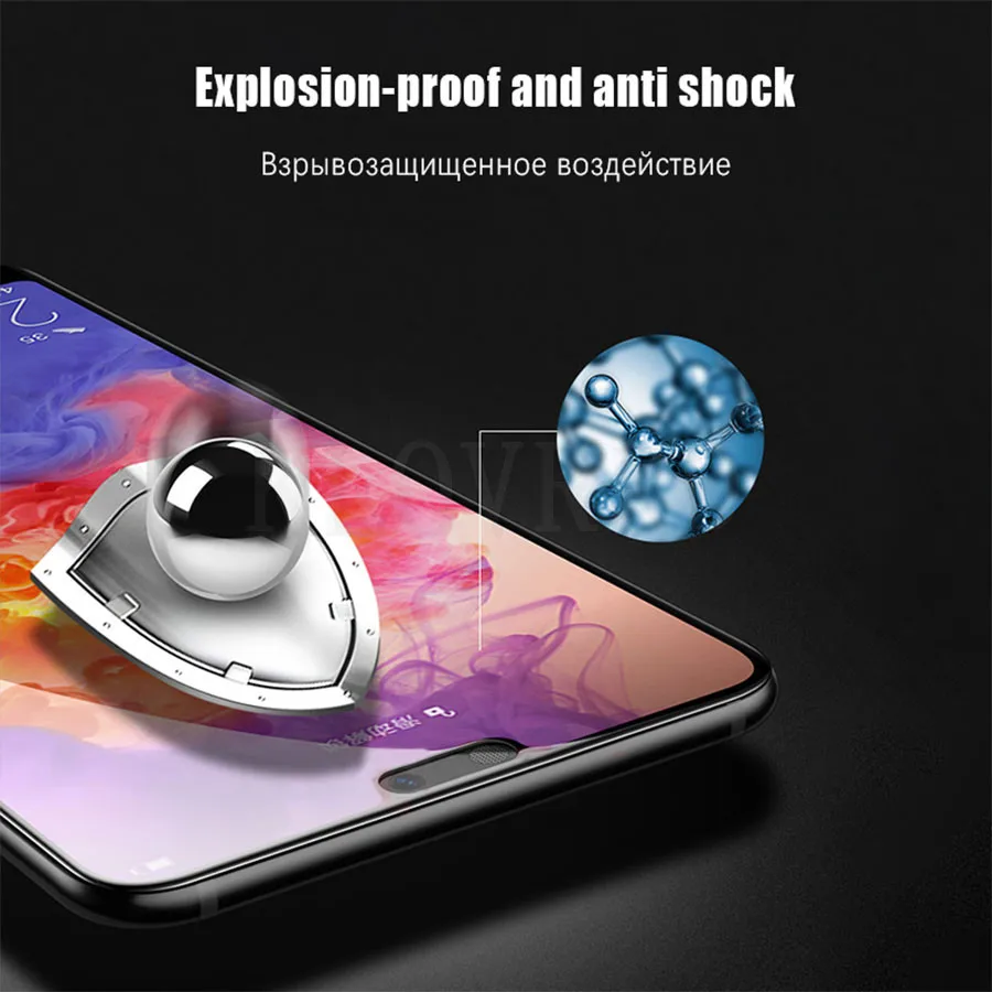 20D полное клеевое покрытие защитное закаленное стекло для Huawei Honor 8X View 20 Nova 4 3 20i P