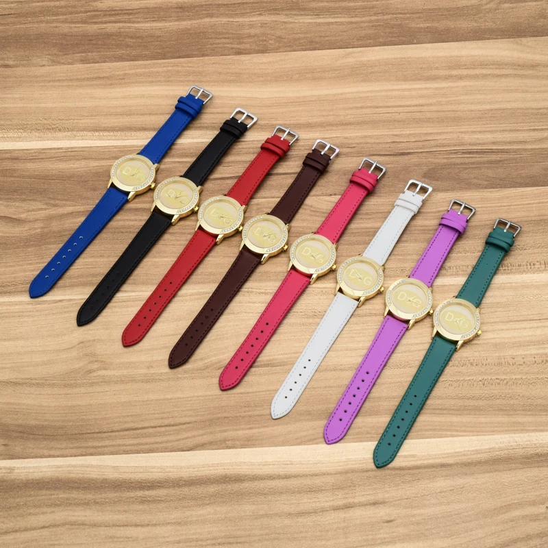 

Hot Sale Relogio Feminino New Fashion Quartz Watch Women Casual Rhinestone Leather Sports Wristwatch Kobiet Zegarka