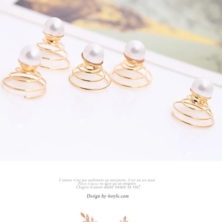 Шпилька для волос с жемчугом Маленькая в европейском и американском стиле 1 шт. |