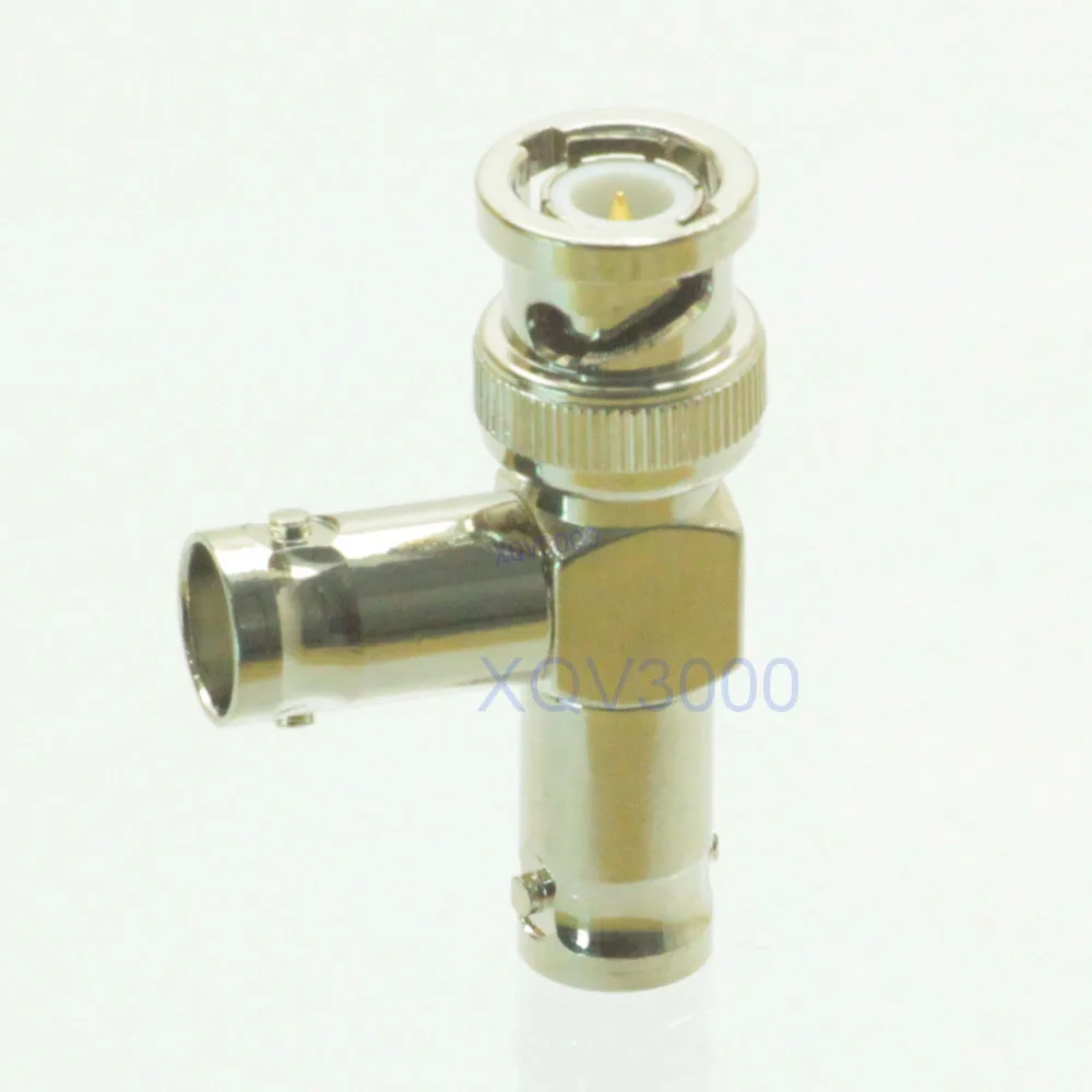 Переходник с разъемом BNC male на 2x разъем female pin T edge Splitter COAX для камер