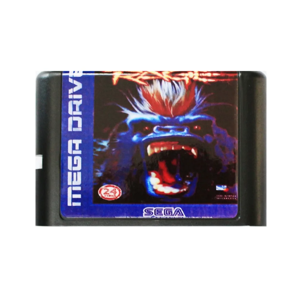 

16-битная игровая карта Primal Rage для Sega Mega Drive, SEGA Genesis