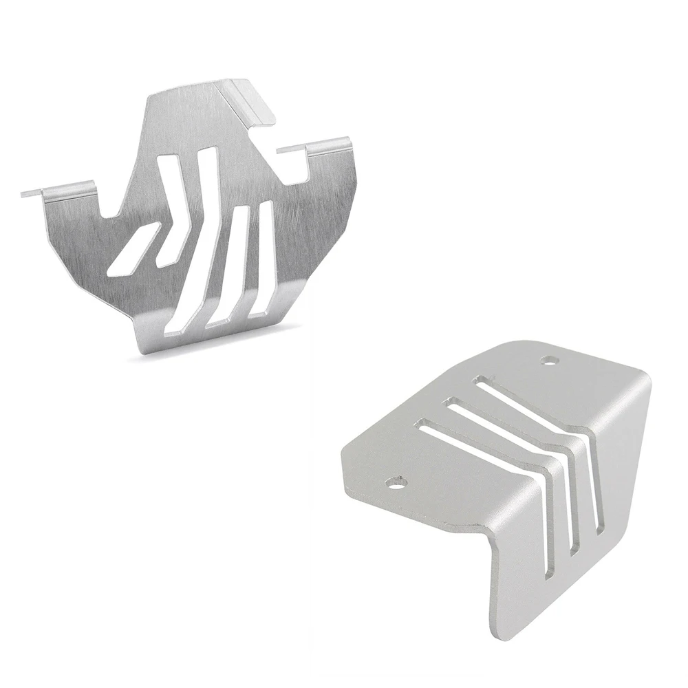 One Set (Sliver) 1 комплект мотоциклетный передний тормозной защитник резервуара крышка и суппорт крышка протектор для Honda CRF1000L Африка Твин черный - Цвет: One Set (Sliver)