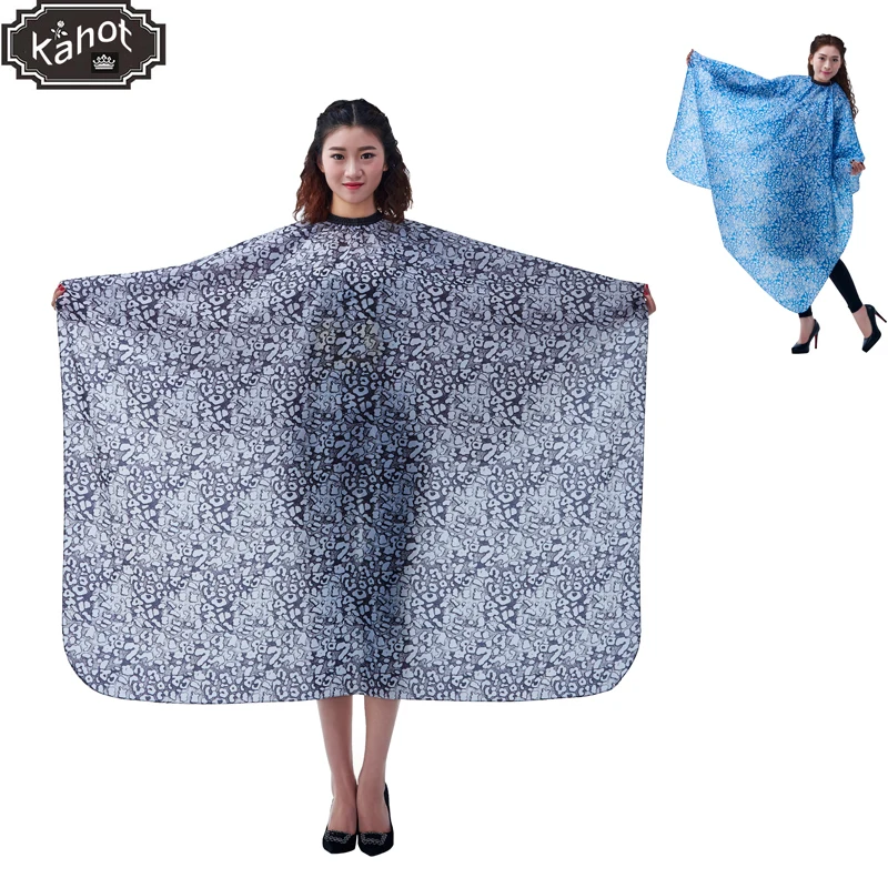

Salon Professional Hair Styling Cape,Adult Hair Cutting Coloring Waterproof Hairdresser Wai Cloth Barber Leopard Spot Capes