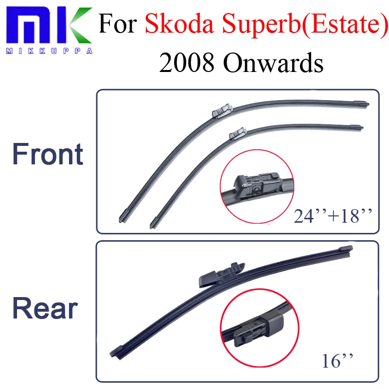 Стеклоочиститель для Skoda Superb Estate 2008 2009 2010 2011 2012 2013 2014 2015 2016 стеклоочиститель|wiper