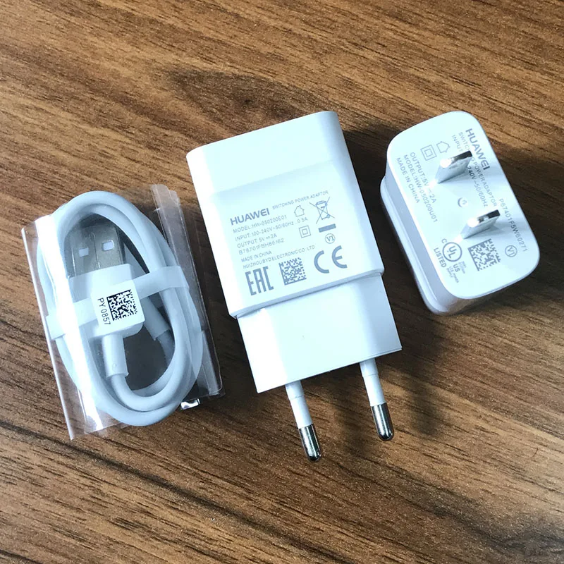 Оригинальное настенное быстрое зарядное устройство Huawei 5 В 2 А QC2.0 адаптер 1 м