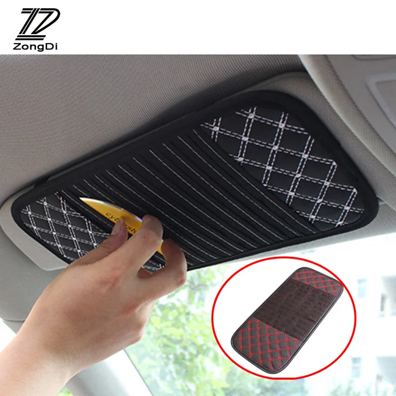 Автомобильный CD зажим ZD 1 шт. солнцезащитный козырек для Lada granta vesta Renault duster megane 2 BMW