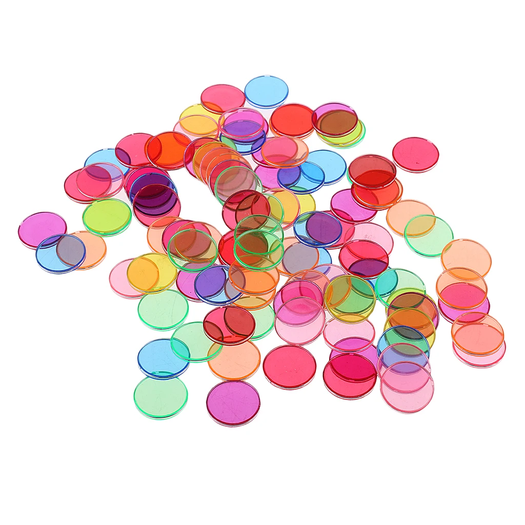 

Colorful Metal Edge Plastic Round Chips Scientific Toys Magnetic Experimental Children Kids Educational Toys
