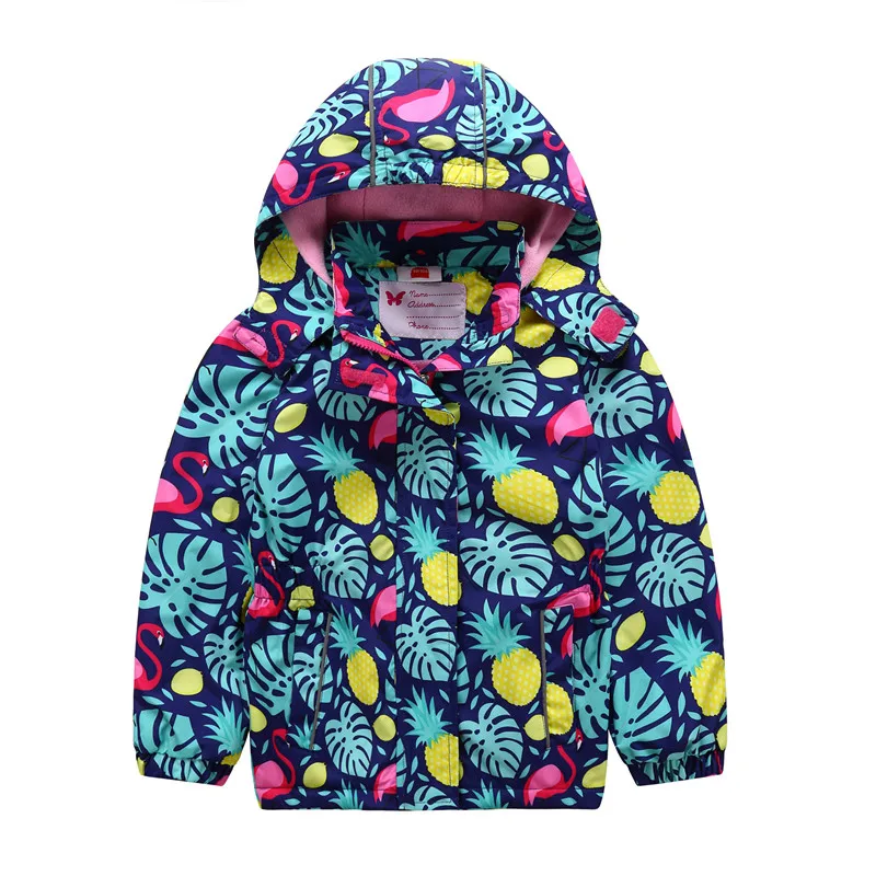 

TBwish 2017 Autumn/Winter Girls Jackets And Coats Windproof Waterproof Kids Warm Polar Fleece Coats Children Outerwear