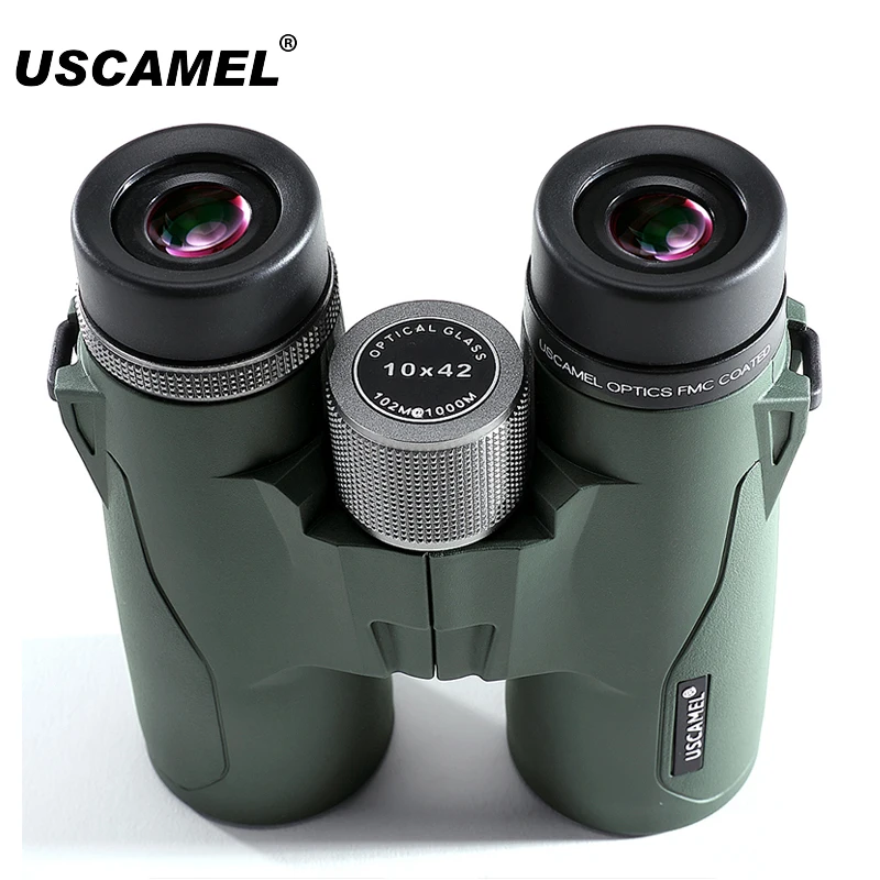 USCAMEL военный HD 10x42 бинокль большой дальности Профессиональный охотничий телескоп