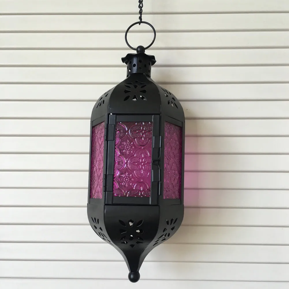 Горячее Стекло Металл марокканский стиль восторг сад подвесные светильники