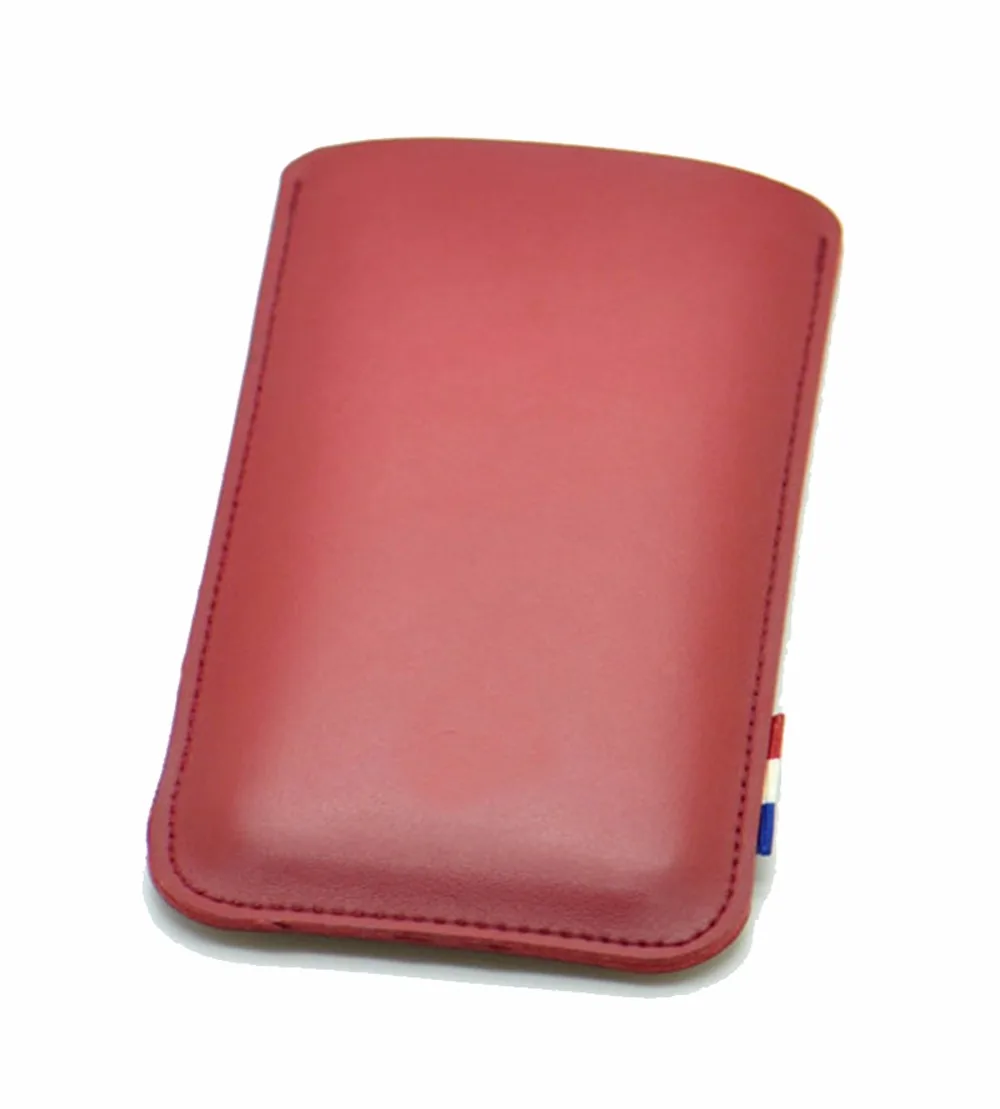 Ультра-тонкий супер тонкий телефон Чехол винтажные микрофибры стежка Чехлы для