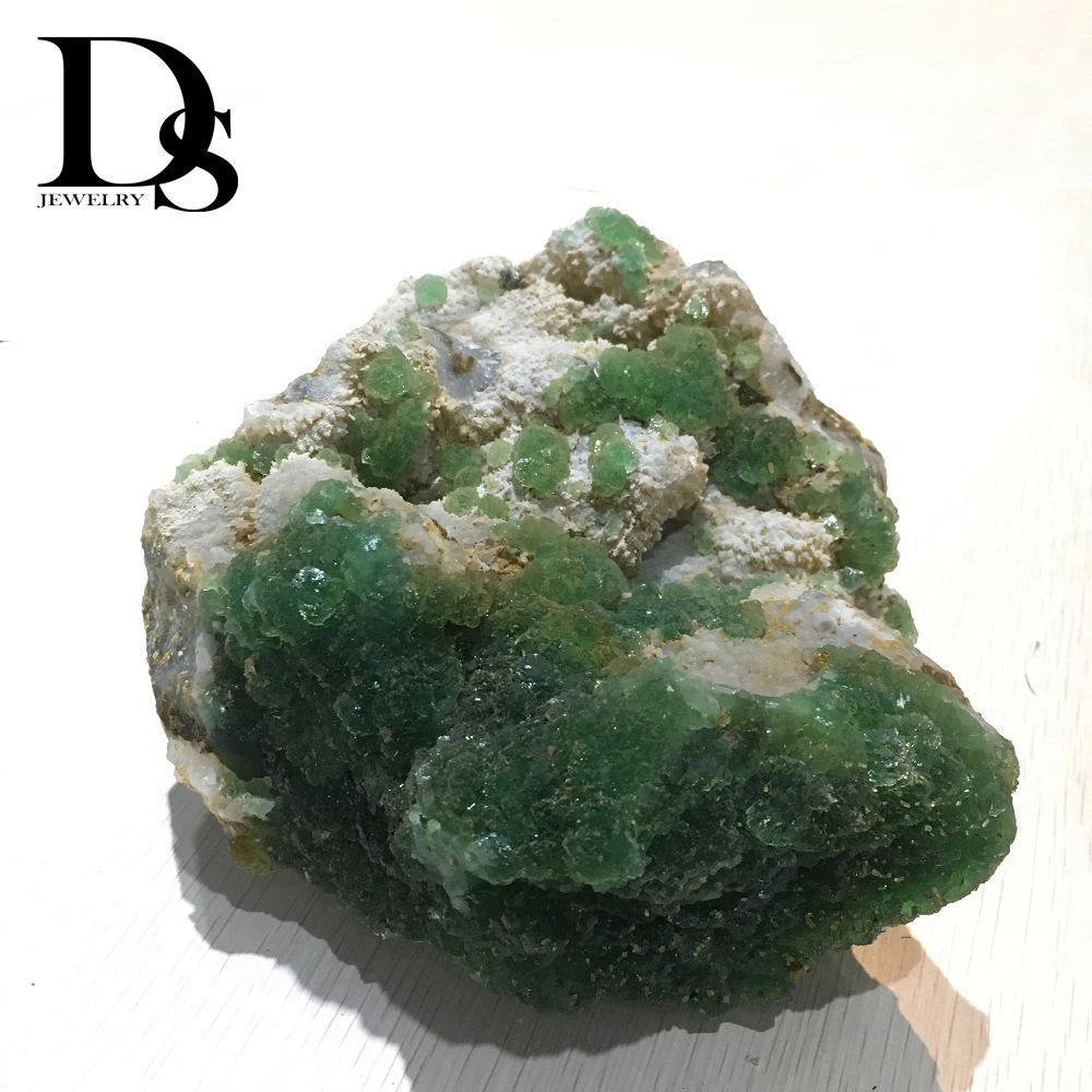 3 кг натуральный зеленый флюорит минералы образец грубого кристаллического